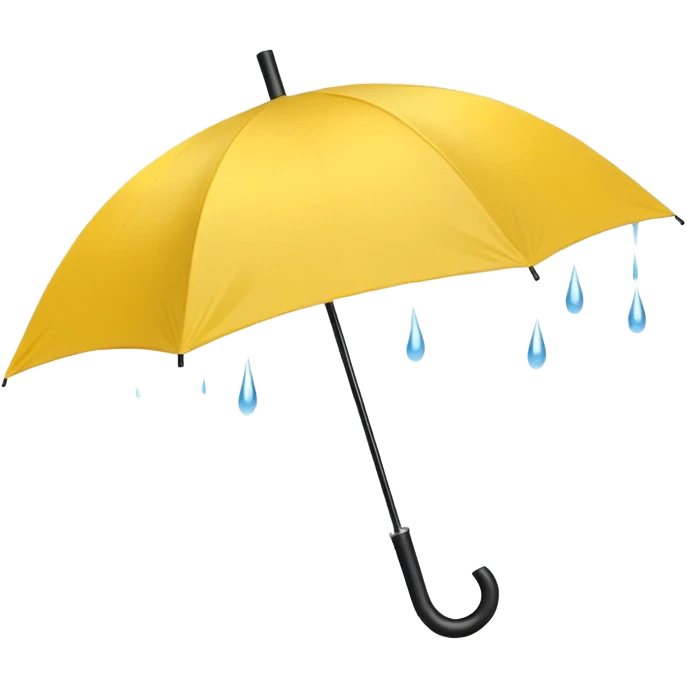yellow umbrella  emoji