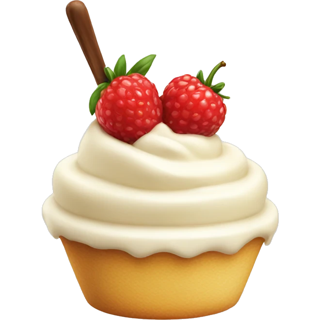 creamy dessert emoji