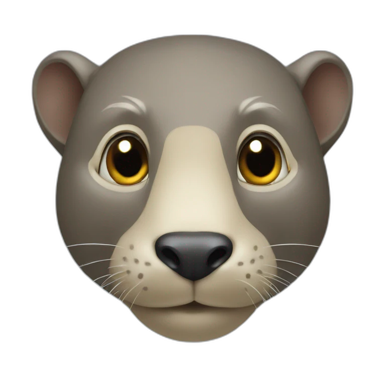 Loutre sur éléphant emoji