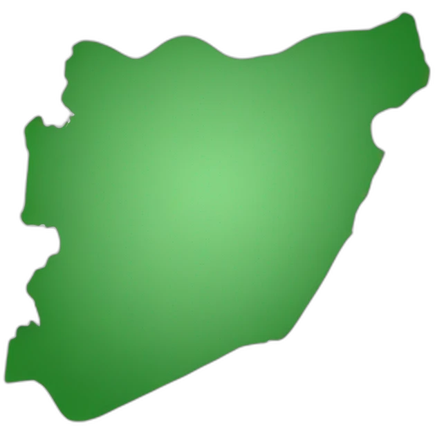 Saudi Arabia green map color emoji