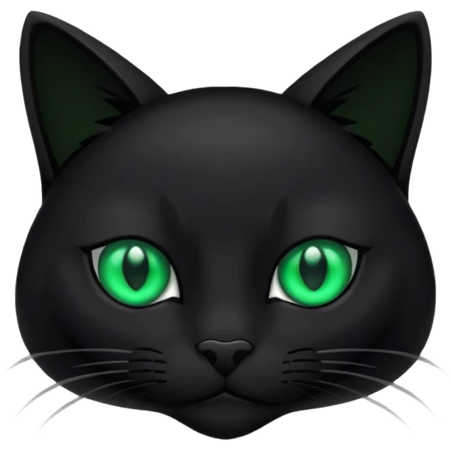 black cat whole body emoji