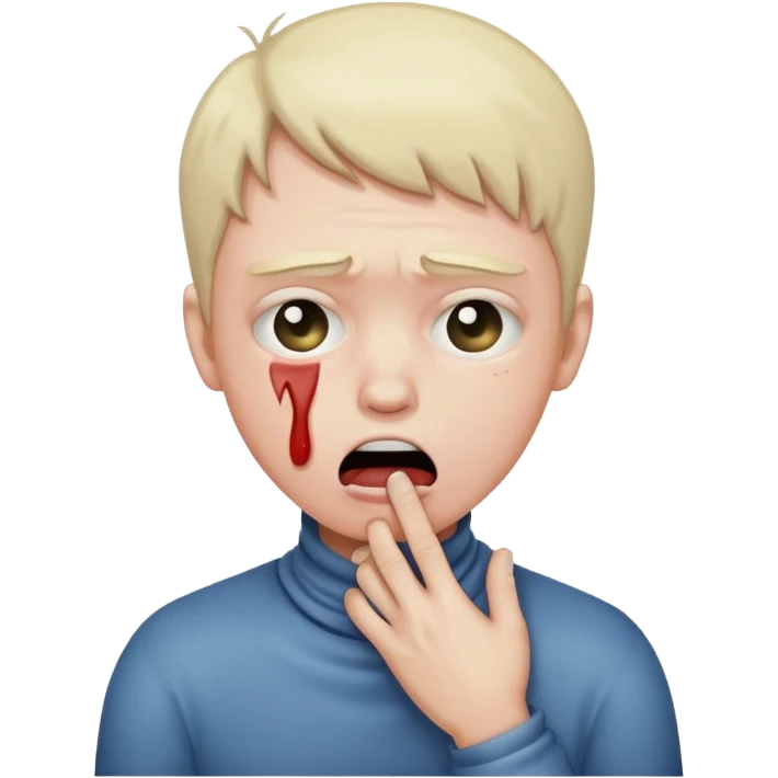 Person choking their self emoji