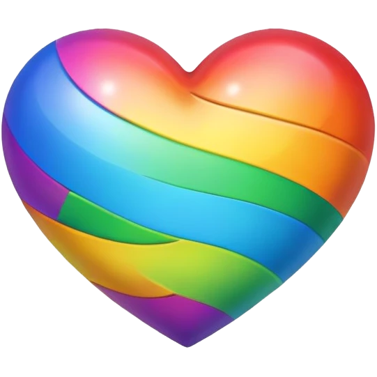 rainbow heart emoji