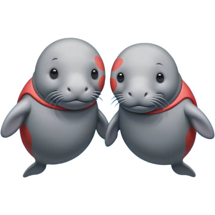love couple manatee emoji