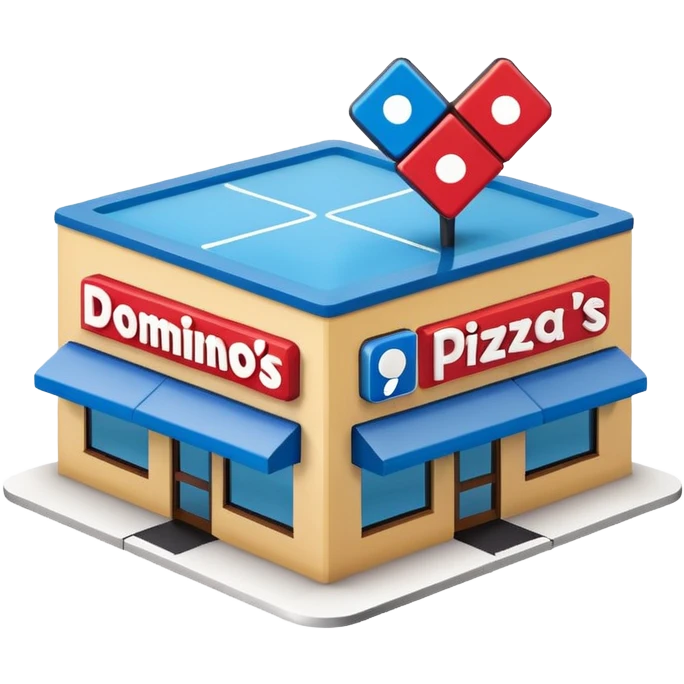 domino’s pizza restaurant  emoji