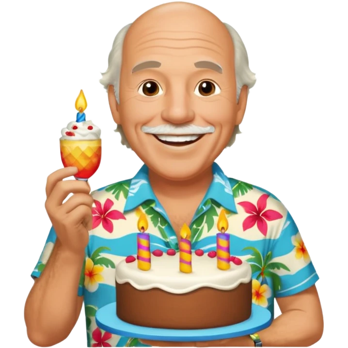 Jimmy buffet wishing you happy birthday  emoji