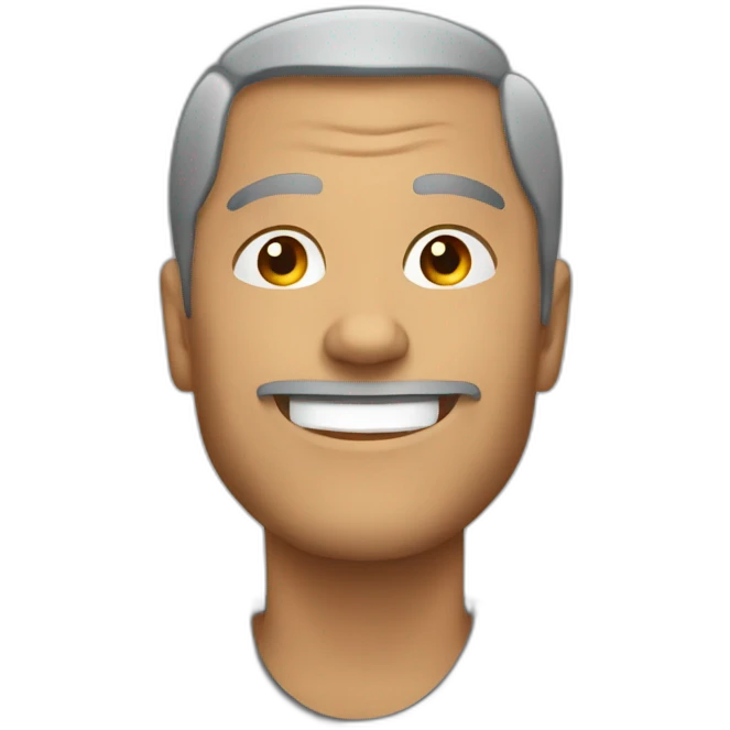 Man in a coaster emoji