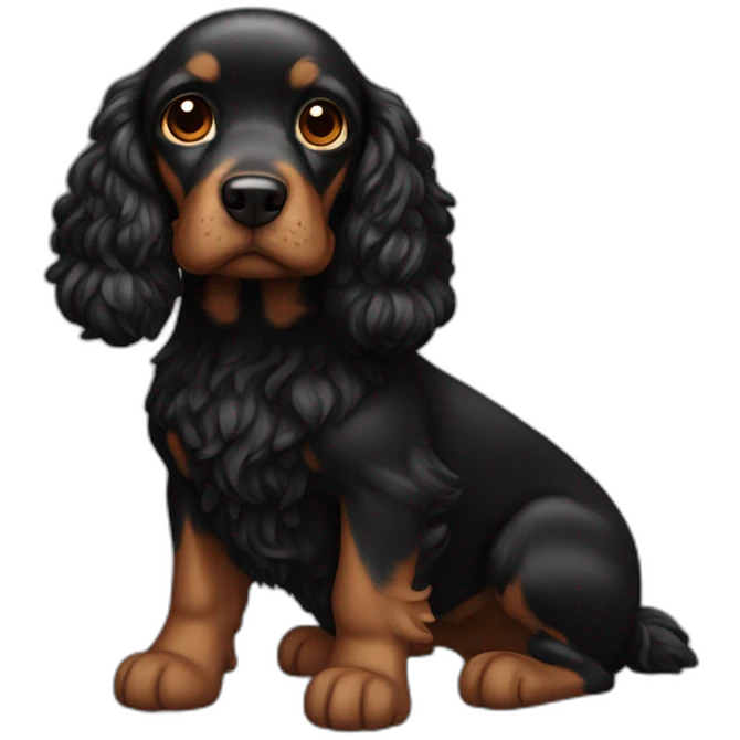 cocker fire black christmas emoji