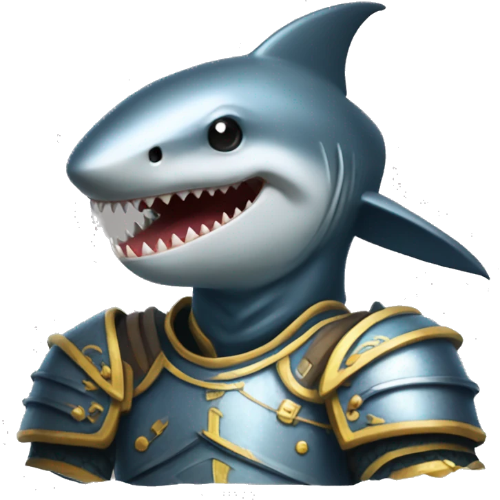 requin chevalier armure  emoji