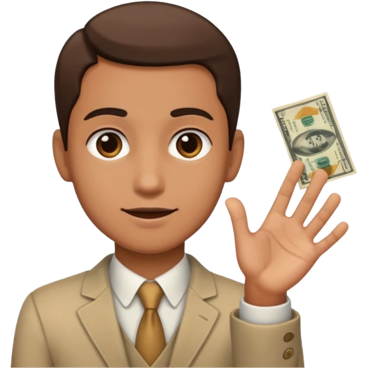 man pick money or girl emoji