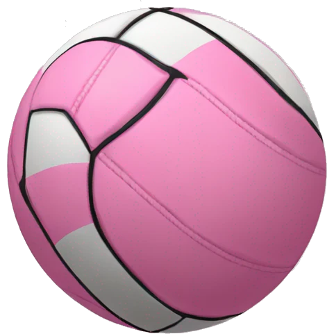 Pelota rosa emoji