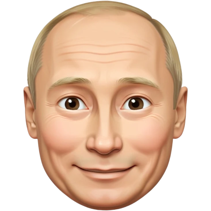 russian president Putin smiles slyly emoji