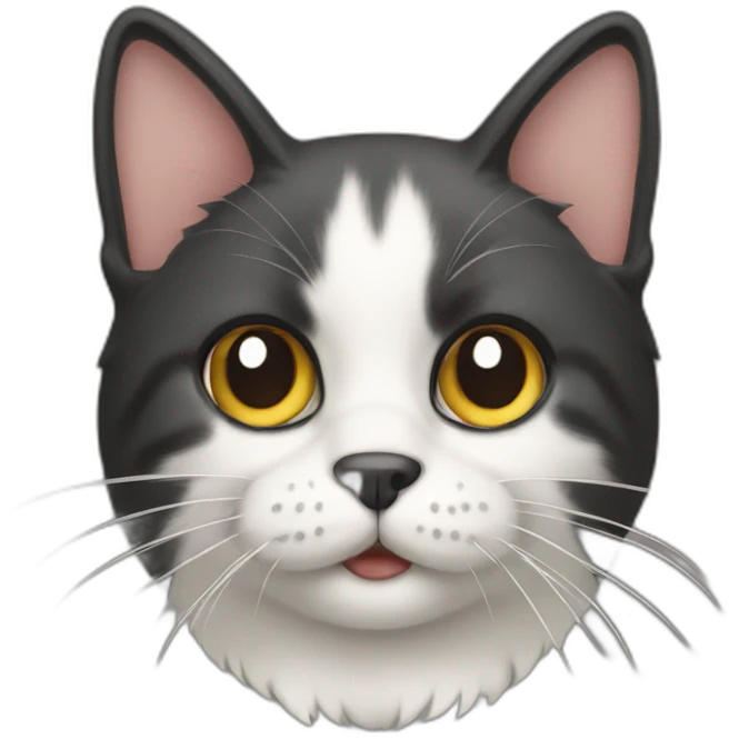 Part cat part dog emoji
