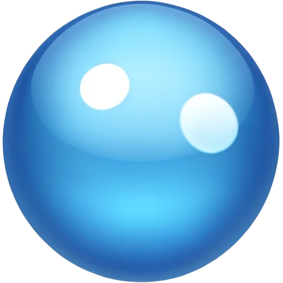 Blue emoji