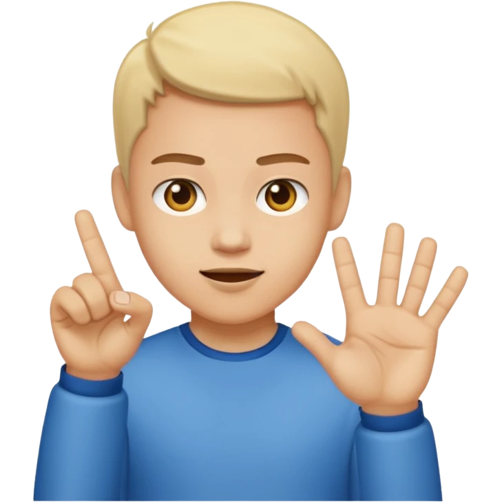 Flipping someone off emoji