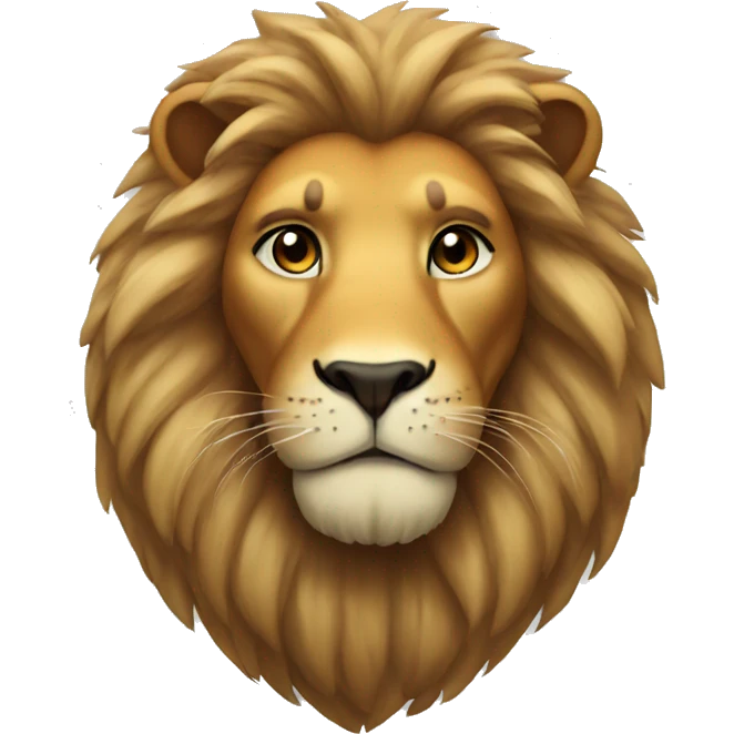 A lion emoji