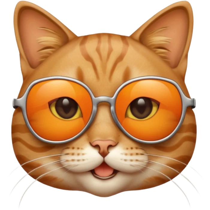 Cat wearing sunglasses emoji