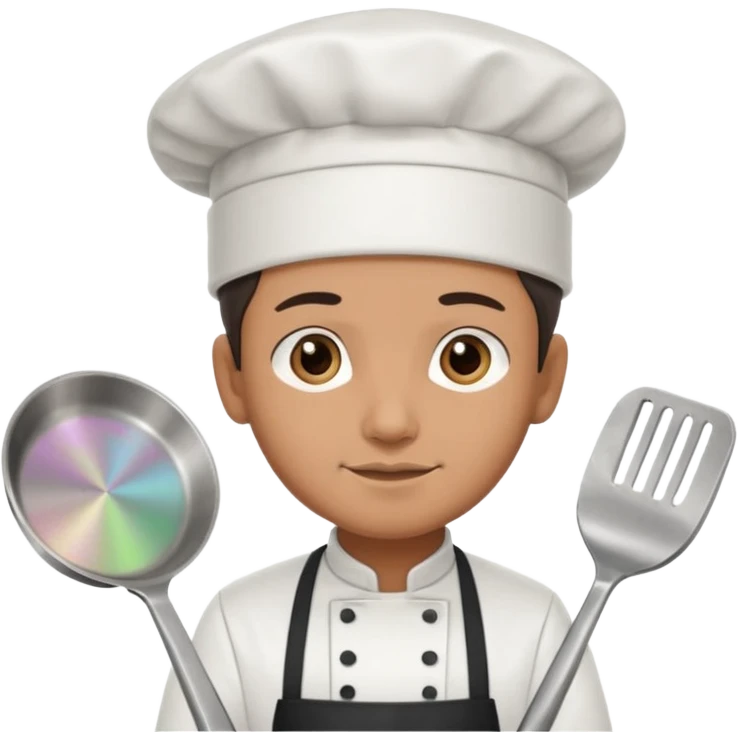 chef holding pan emoji