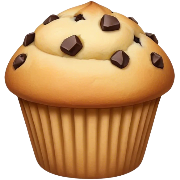 Plain muffin emoji