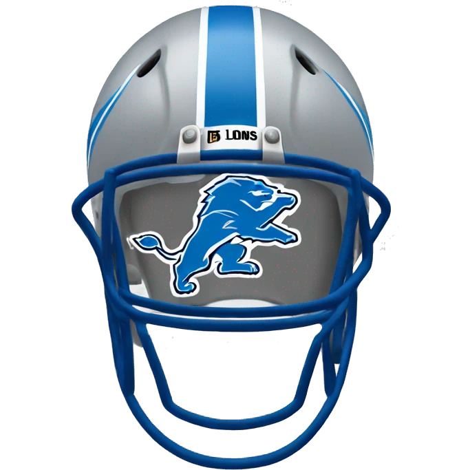 Detroit Lions helmet  emoji
