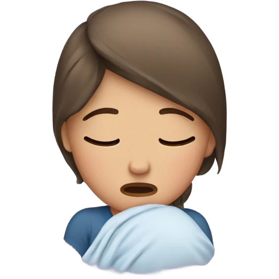 postpartum mom crying  emoji