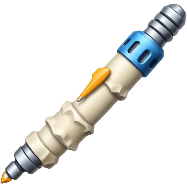 furadeira em um osso emoji