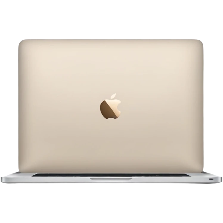 Pale beige macbook emoji