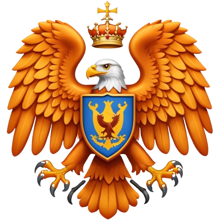 orange eagle coat of arms emoji