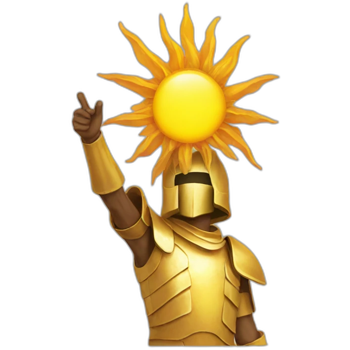 praise the sun emoji