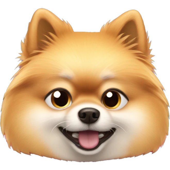angry pomeranian sitting in car emoji