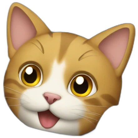 Cat driving car emoji