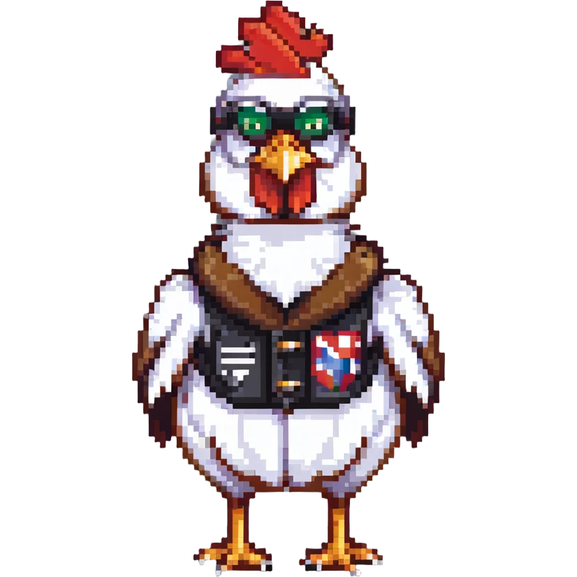 chicken jockey emoji