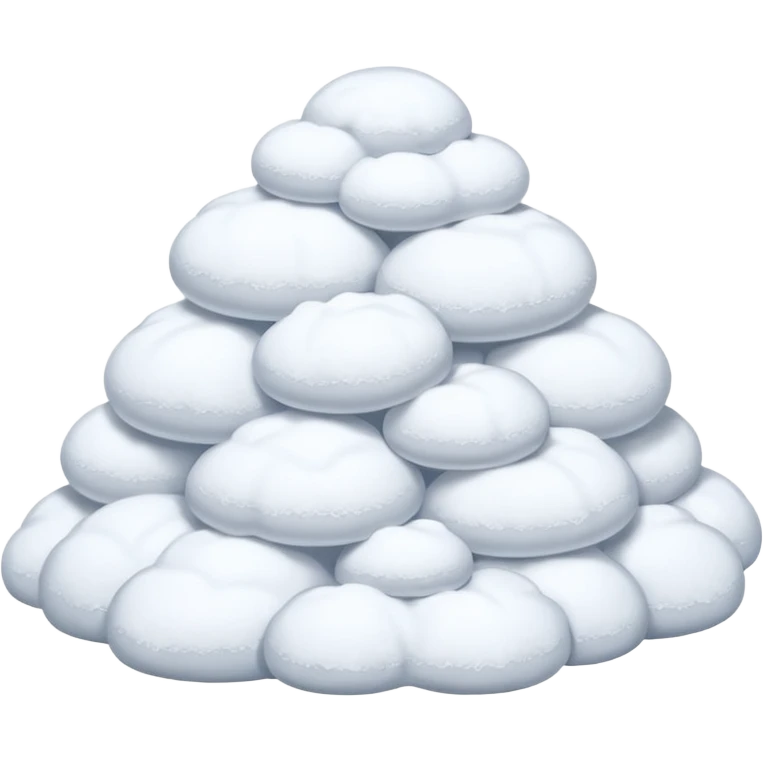 small pile of snow  emoji