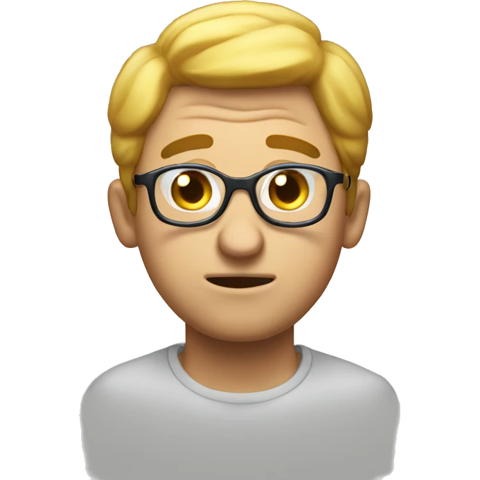 dumb guy with a bubble saying widerawy  emoji
