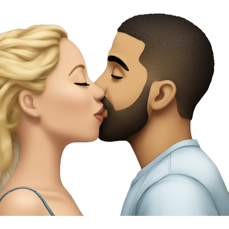 Drake kissing ishowspeed emoji