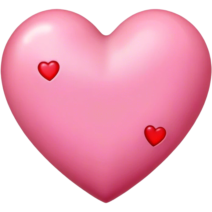 Pink heart with res small hearts inside emoji