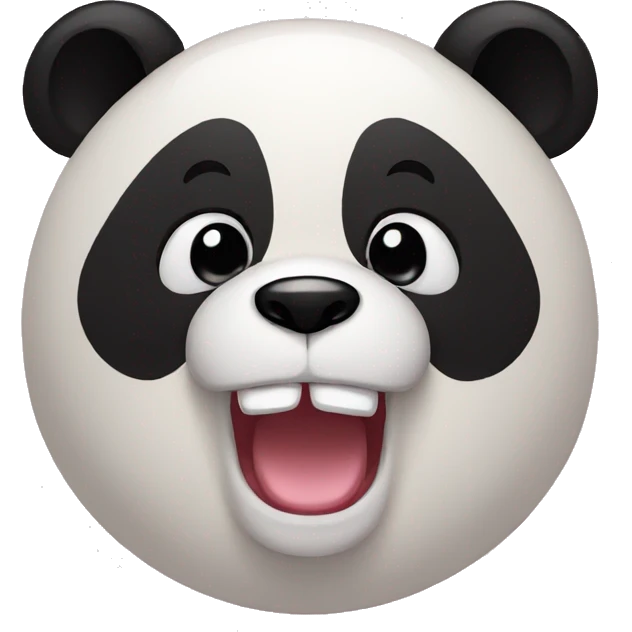 Panda creamy  emoji