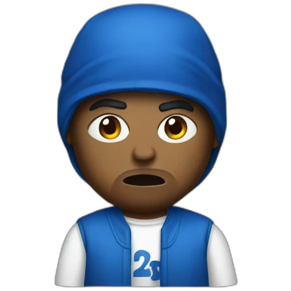 Crip angry emoji