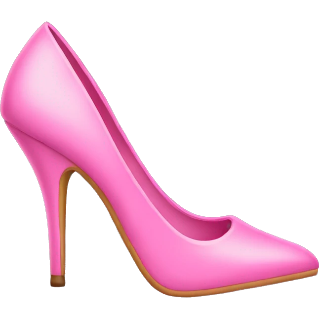 Pink high heels emoji