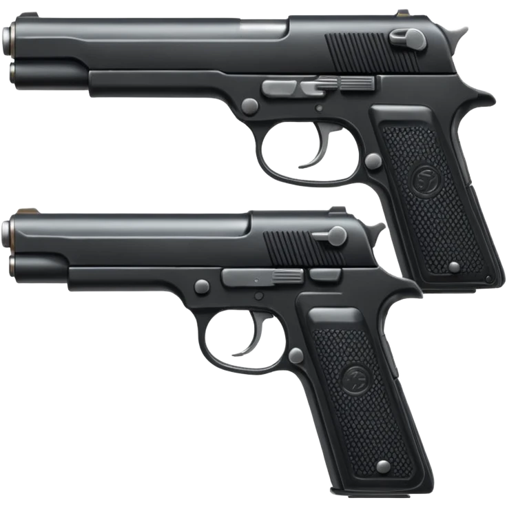 2 guns emoji