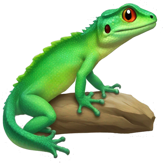 monitor lezard emoji