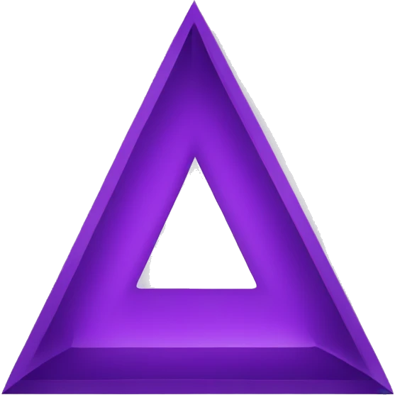 Purple triangle  emoji