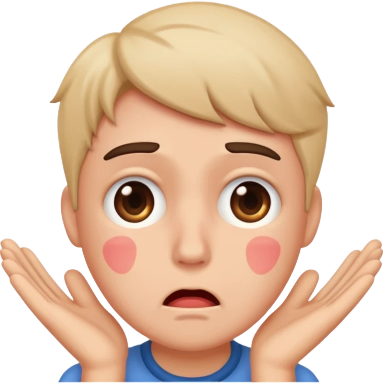 Flustered emoji