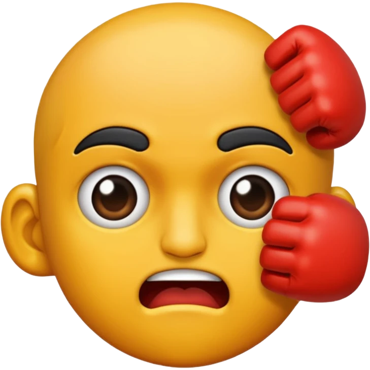 Getting Punched in the face emoji