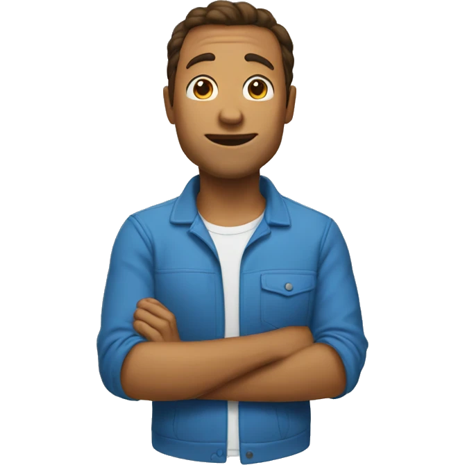 Un homme surpris  emoji