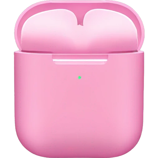 Pink airpods emoji