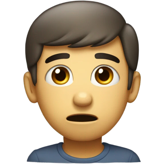 shy person that looks like their saying “..hey!…” emoji