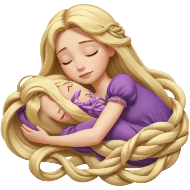 Sleeping Rapunzel (Tangled) emoji