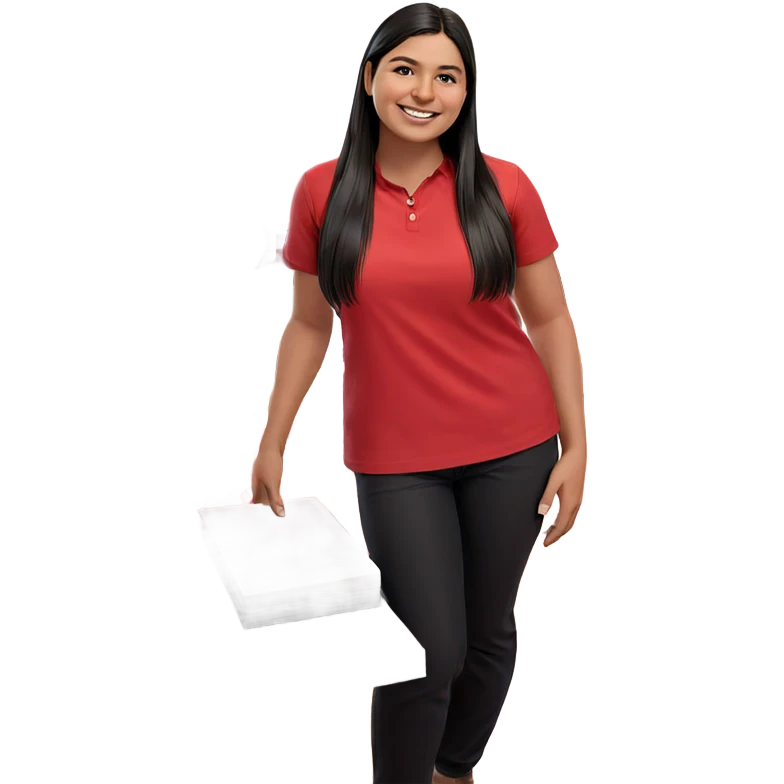 smiling male in red shirt emoji