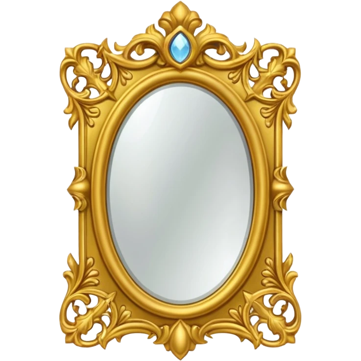 magic mirror on the wall from Shrek emoji